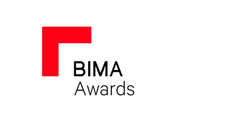 O logotipo do BIMA Awards