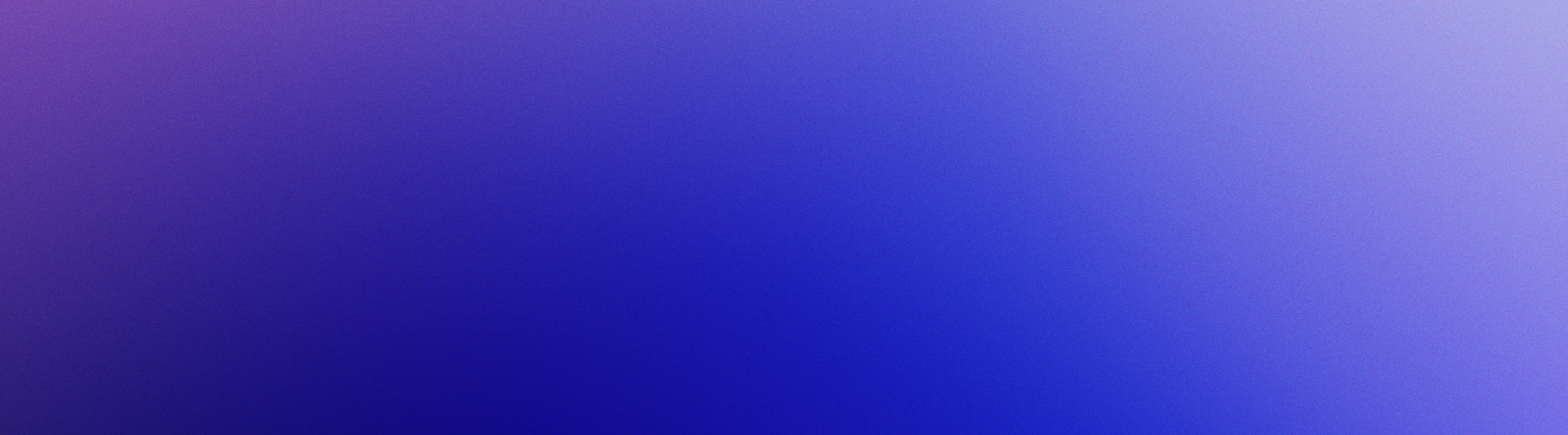Blue and violet gradient banner background with soft glowing highlights.